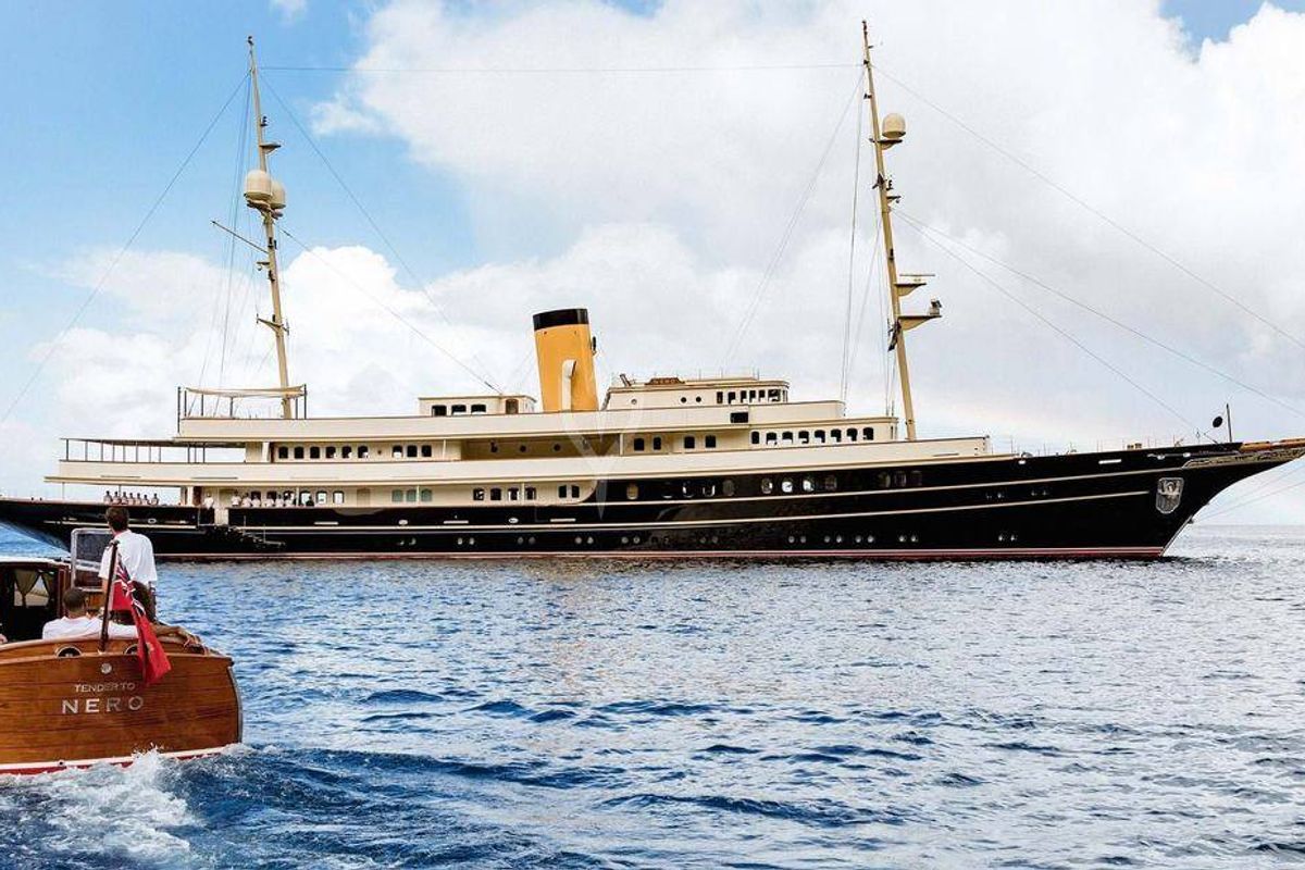 Nero, the yacht owned by Cork businessman Denis O'Brien