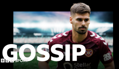 Hearts striker Claudio Braga