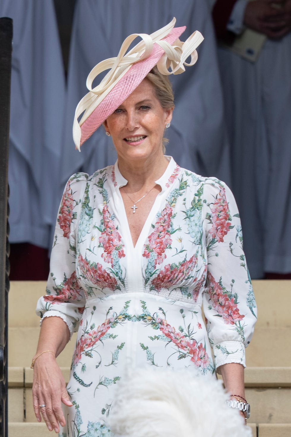 windsor, england june 15: sophie, duchess of edinburgh attends the order of the garter service at st. georges chapel, windsor castle on june 15, 2026 in windsor, england. (photo by mark cuthbert/uk press via getty images)