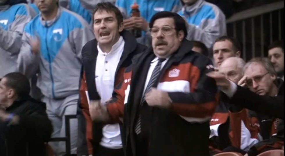 Ricky Tomlinson, Bradley Walsh, Mike Bassett England Manager ricky tomlinson, bradley walsh, mike bassett england manager