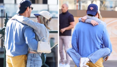 Sydney Sweeney and boyfriend Scooter Braun kiss in Sydney outing