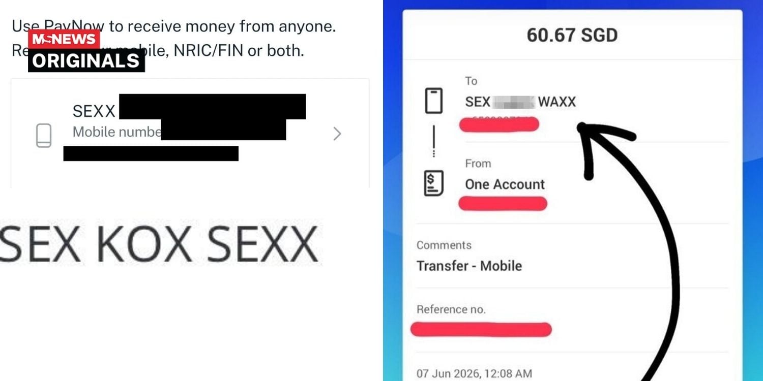 From Sean to 'SEXX': PayNow's anti-scam measure leaves S'pore tutor having to explain payments to parents