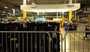 Inside Amazon’s busiest European warehouse, where robots, lasers and humans deliver the future