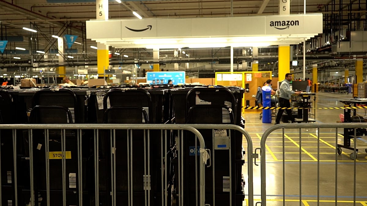 Inside Amazon’s busiest European warehouse, where robots, lasers and humans deliver the future