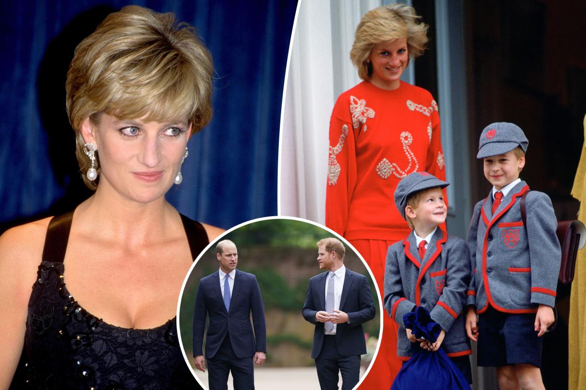 Princess Diana's wish for 'deeper' relationship between William, Harry disclosed in never-before-seen letter
