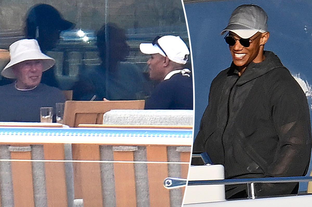 Billionaire David Geffen, 83, reunites with 33-year-old boy toy on his yacht after nasty divorce