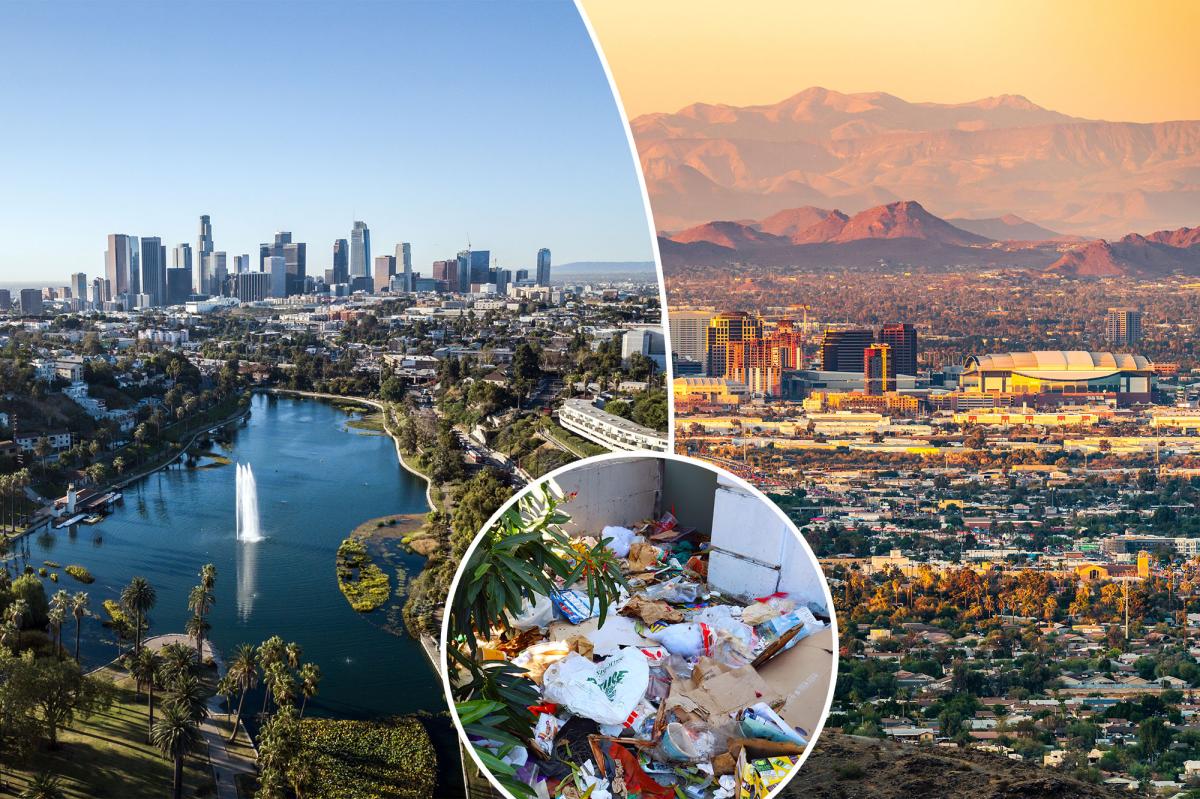America's top 10 dirtiest cities revealed