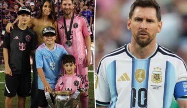 The family behind football legend Lionel Messi: Wife Antonela Roccuzzo and three sons