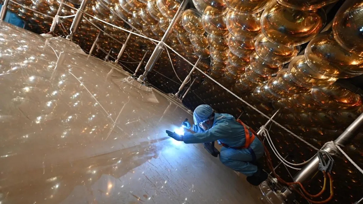 2,297 feet underground, a giant Chinese detector catches ghost particles changing 'flavors'