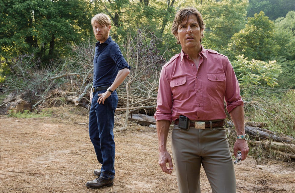 American Made starring Tom Cruise and Domhnall Gleeson