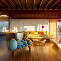 © Iwan Baan Cano House / Diego Cano-Lasso - Interior Photography, Living Room, Wood, Chair, Beam