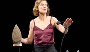 Theatre director calls for phone ban after Rosamund Pike tells off fan: ‘It’s incredibly rude’