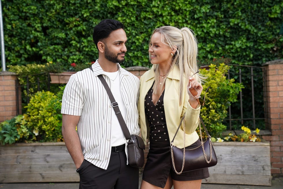 Imran Maalik and Leah Barnes in Hollyoaks imran maalik and leah barnes in hollyoaks