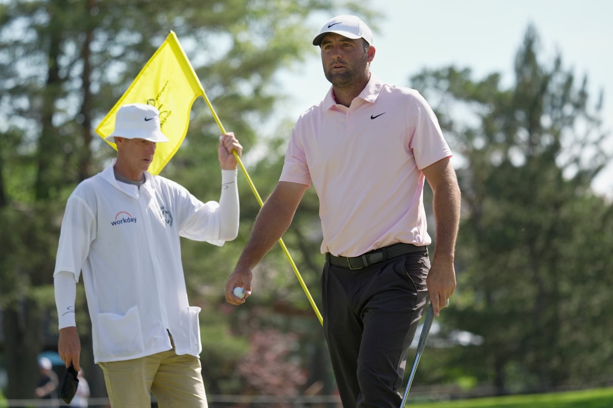 Scottie Scheffler fumes at caddie Ted Scott during Memorial Tournament - The Independent