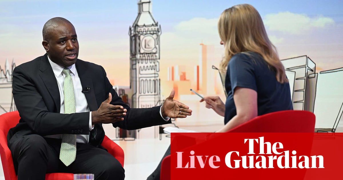 Lammy told JD Vance his remarks about Henry Nowak were ‘wrong’ – UK politics live | Politics