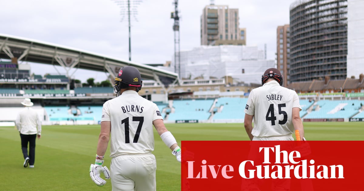 County cricket: Surrey v Hampshire day one, plus T20 Blast updates – live | County Championship