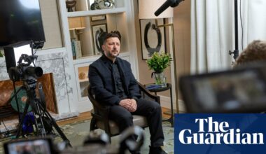 Zelenskyy hopes Reform UK councils will allow Ukraine flags to be flown again | Volodymyr Zelenskyy