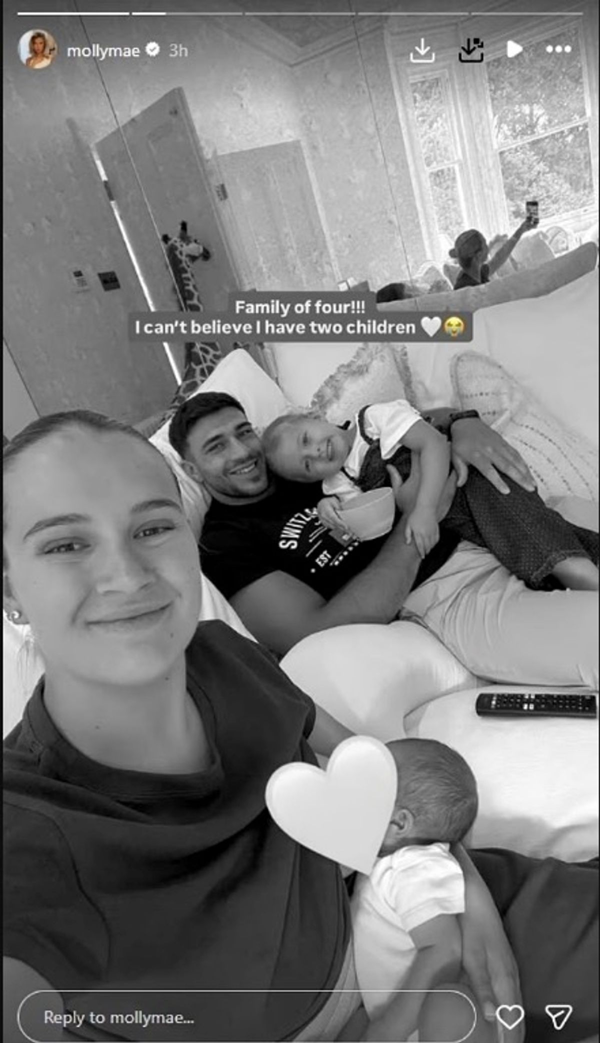 Molly-Mae Hague breastfeeds her newborn son as she shares sweet family photos from their first few days at home