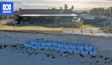 Towns along 400km of WA coastline battle extreme erosion from winter storms