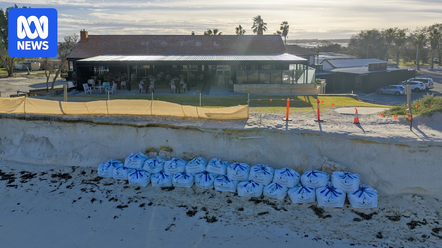 Towns along 400km of WA coastline battle extreme erosion from winter storms