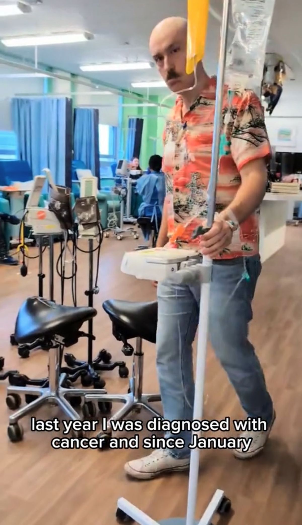 Jack having chemotherapy