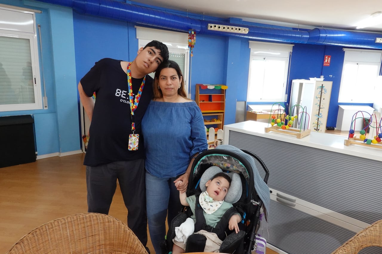 Wendy Solorzano and her family are from Honduras.  They are hoping to qualify under a new Spanish government program that allows migrants to stay and live and work in the country legally.