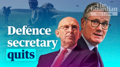 Defence secretary quits with ‘blistering’ swipe at Starmer - The Latest