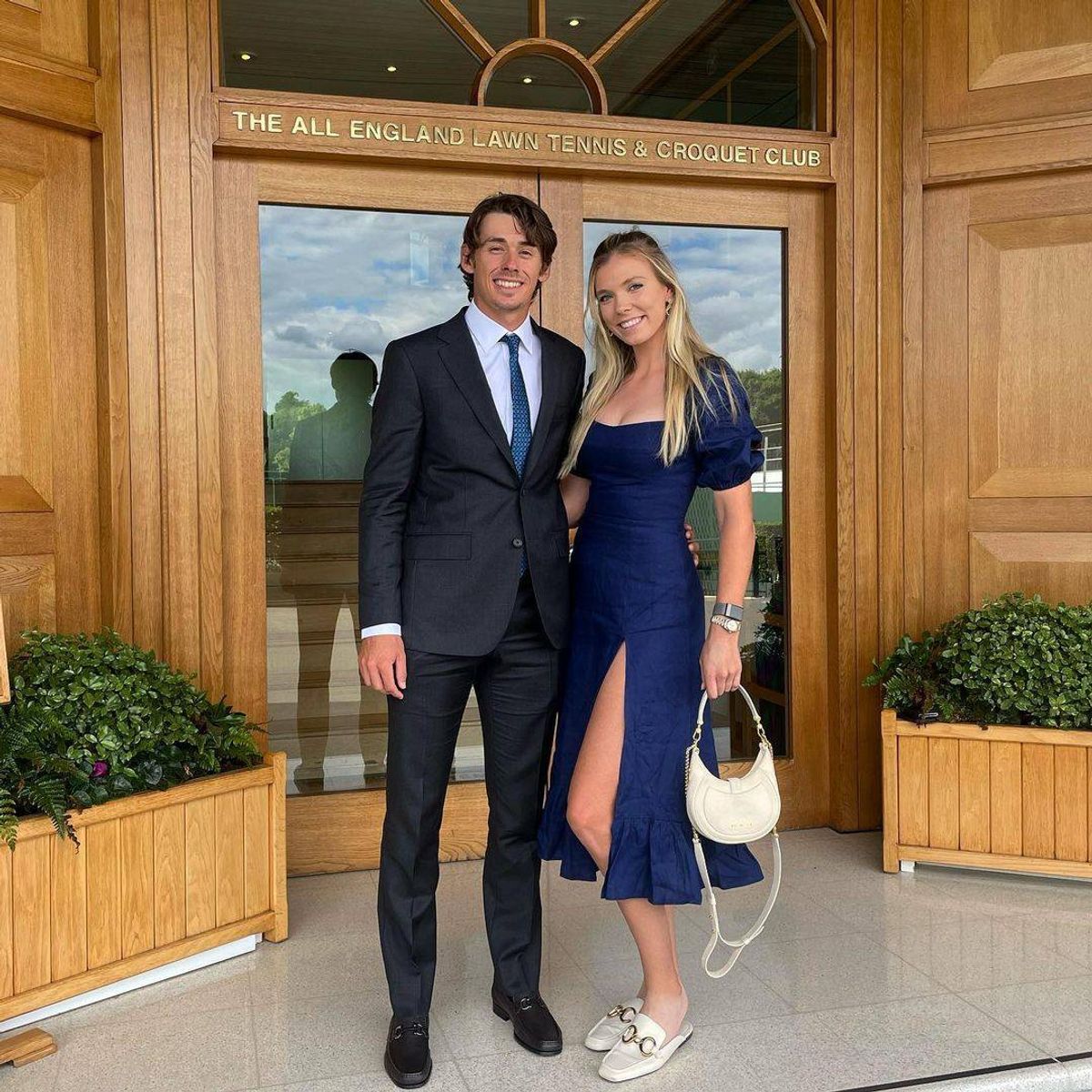 Katie Boulter and boyfriend Alex Di Minaur