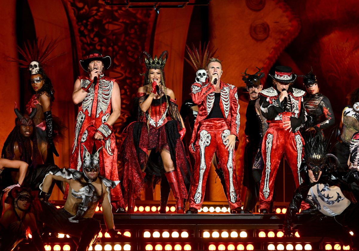 Take That on stage