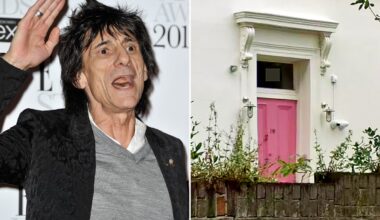 Rolling Stones rocker Ronnie Wood told ‘paint it black’ over pink door at £7m London home