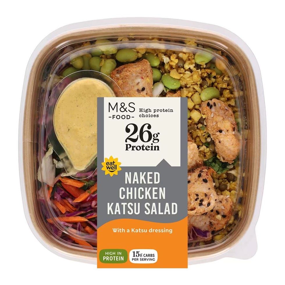 High Protein Naked Chicken Katsu Salad