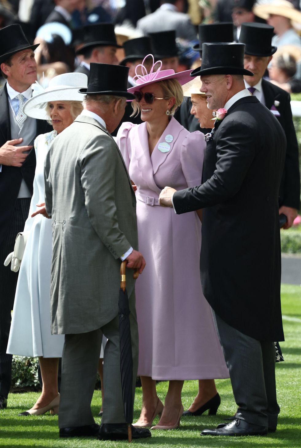 King Charles, Zara Tindall, Mike Tindall