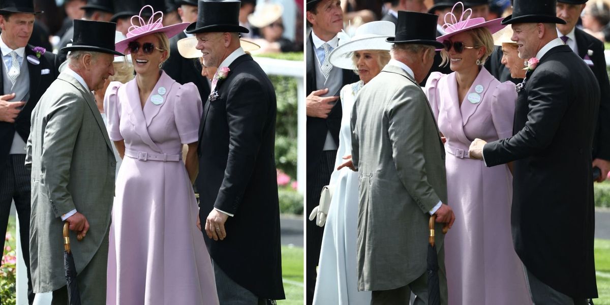 King Charles shares lovely moment with Zara Tindall at Royal Ascot