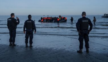 Migrant crisis: Hundreds of riot officers deployed to French beaches to track down illegals and stop small boat crossings