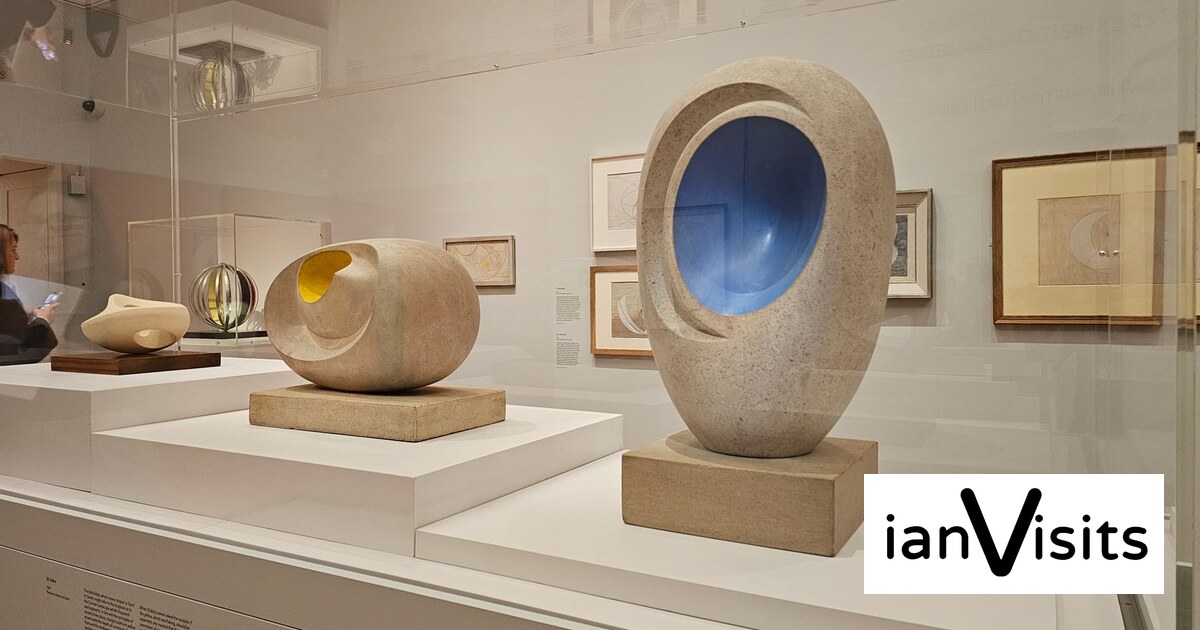 Barbara Hepworth’s colourful side revealed in new Courtauld exhibition