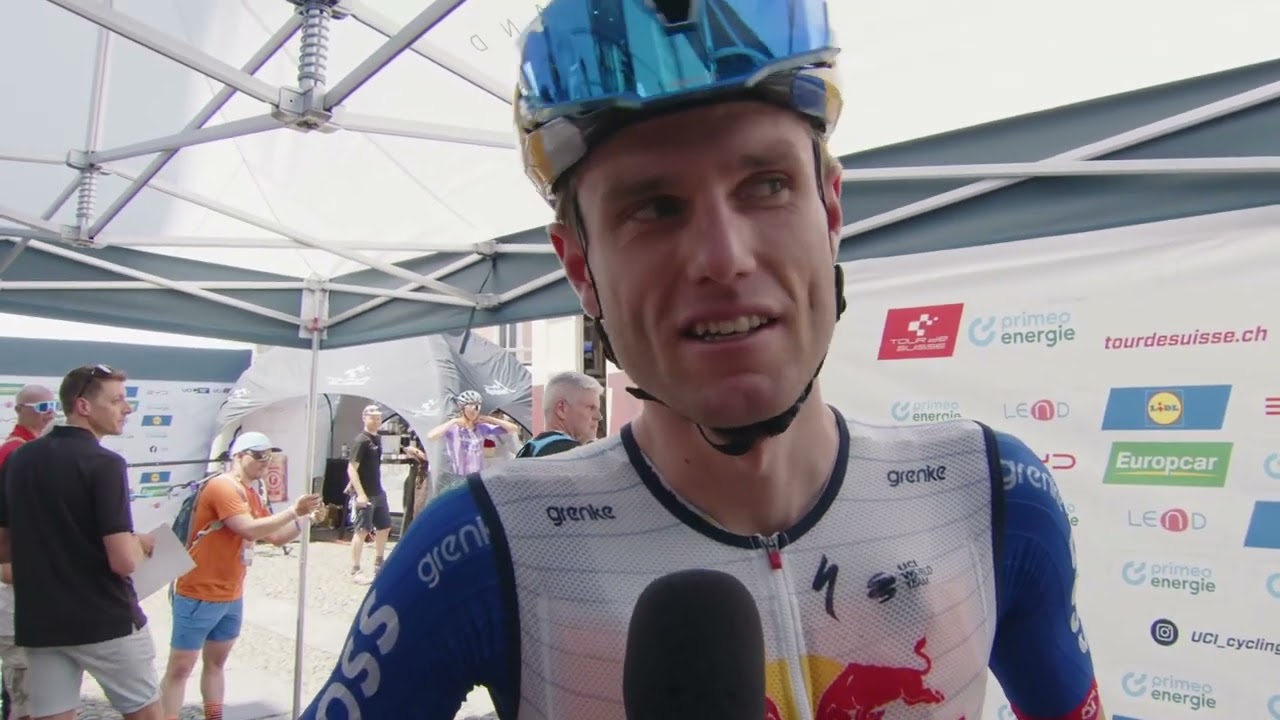 Finn Fisher-Black - Interview at the start - Stage 2 - Tour de Suisse 2026 - YouTube