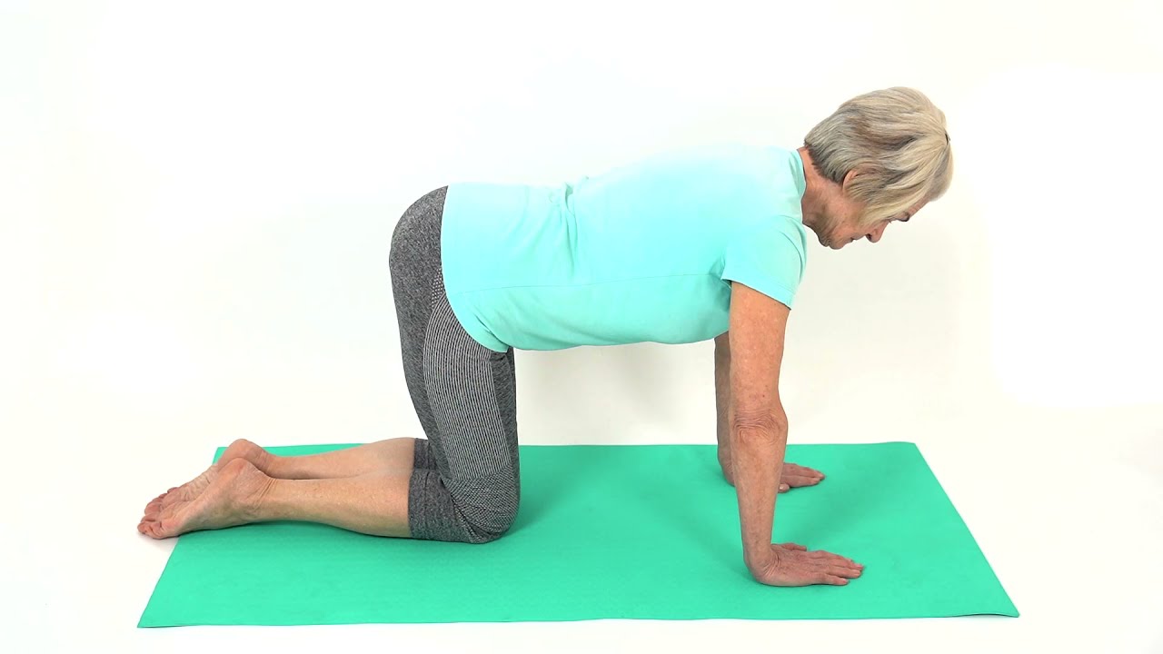How to do a Child's Pose for Seniors - YouTube