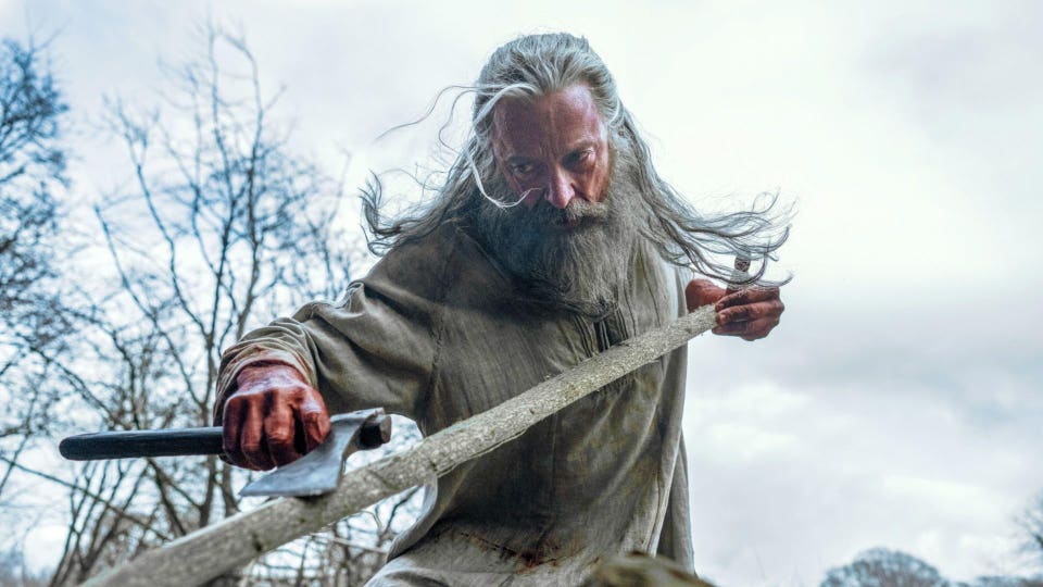 Hugh Jackman in "The Death of Robin Hood."