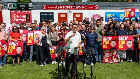 Andy Burnham: Makerfield victory is 'our last chance' to change Britain - video