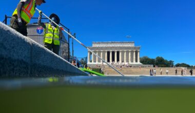 Questions swirl over Trump-linked firm given $1.7M no-bid contract to clean Reflecting Pool water before algae returned