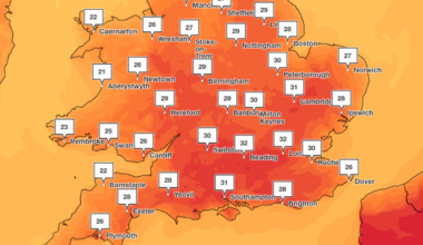 Met Office issues amber weather warning for extreme heat ahead of UK heatwave