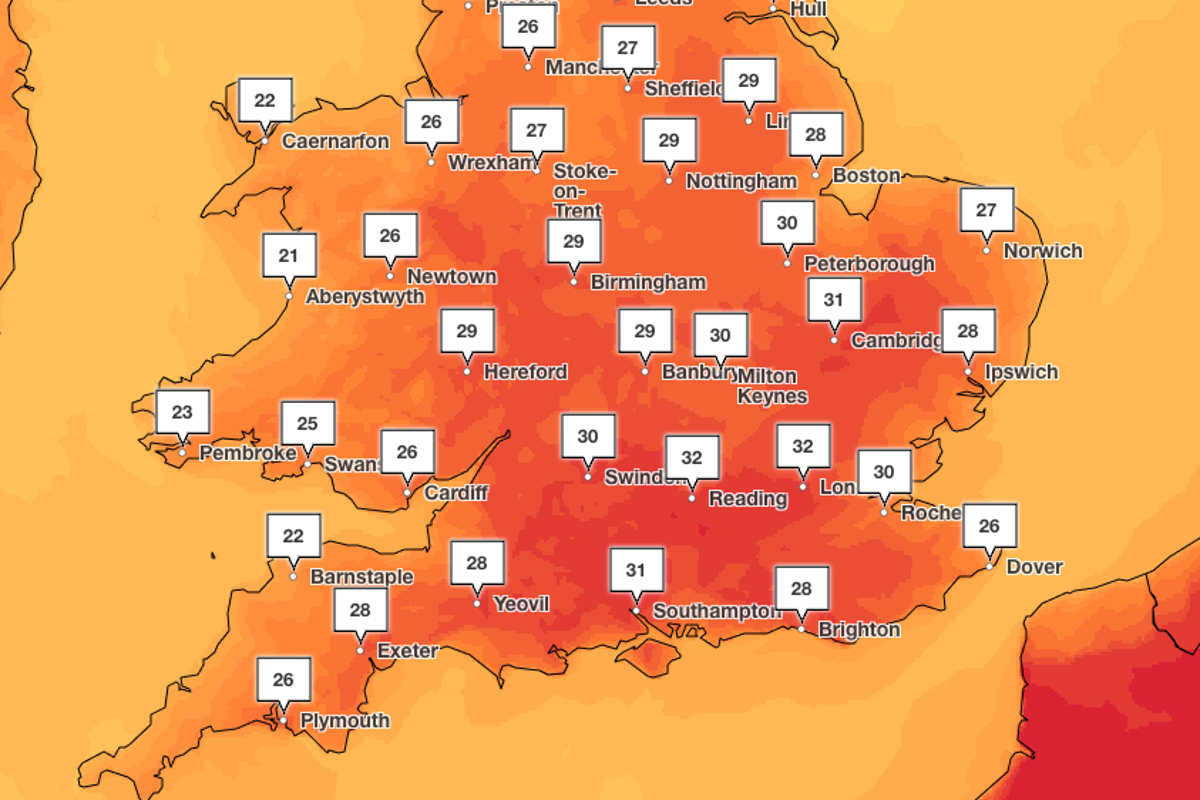 Met Office issues amber weather warning for extreme heat ahead of UK heatwave