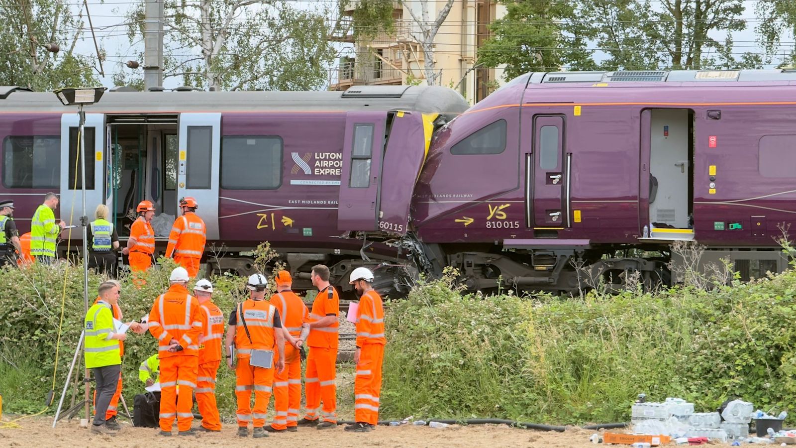 Nine in critical condition after Bedford train crash kills driver and injures 100 others