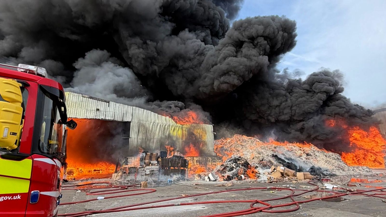 Major incident declared as explosions heard and smoke plumes seen across Cheshire and Merseyside