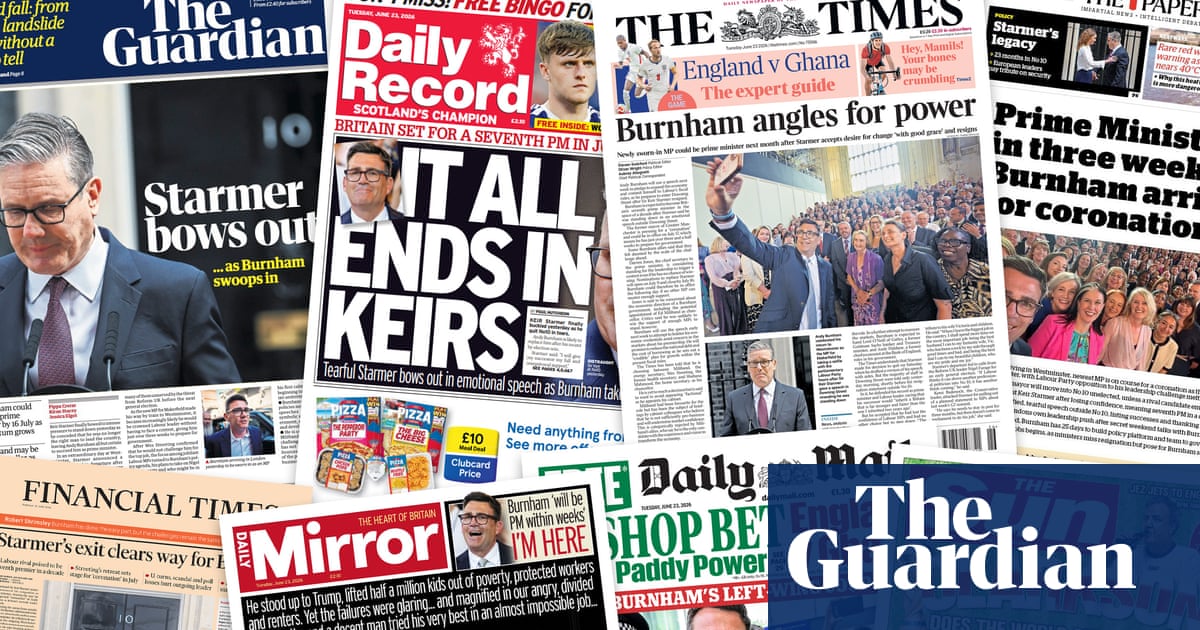 ‘It all ends in Keirs’: what the papers say about Starmer’s resignation | Keir Starmer