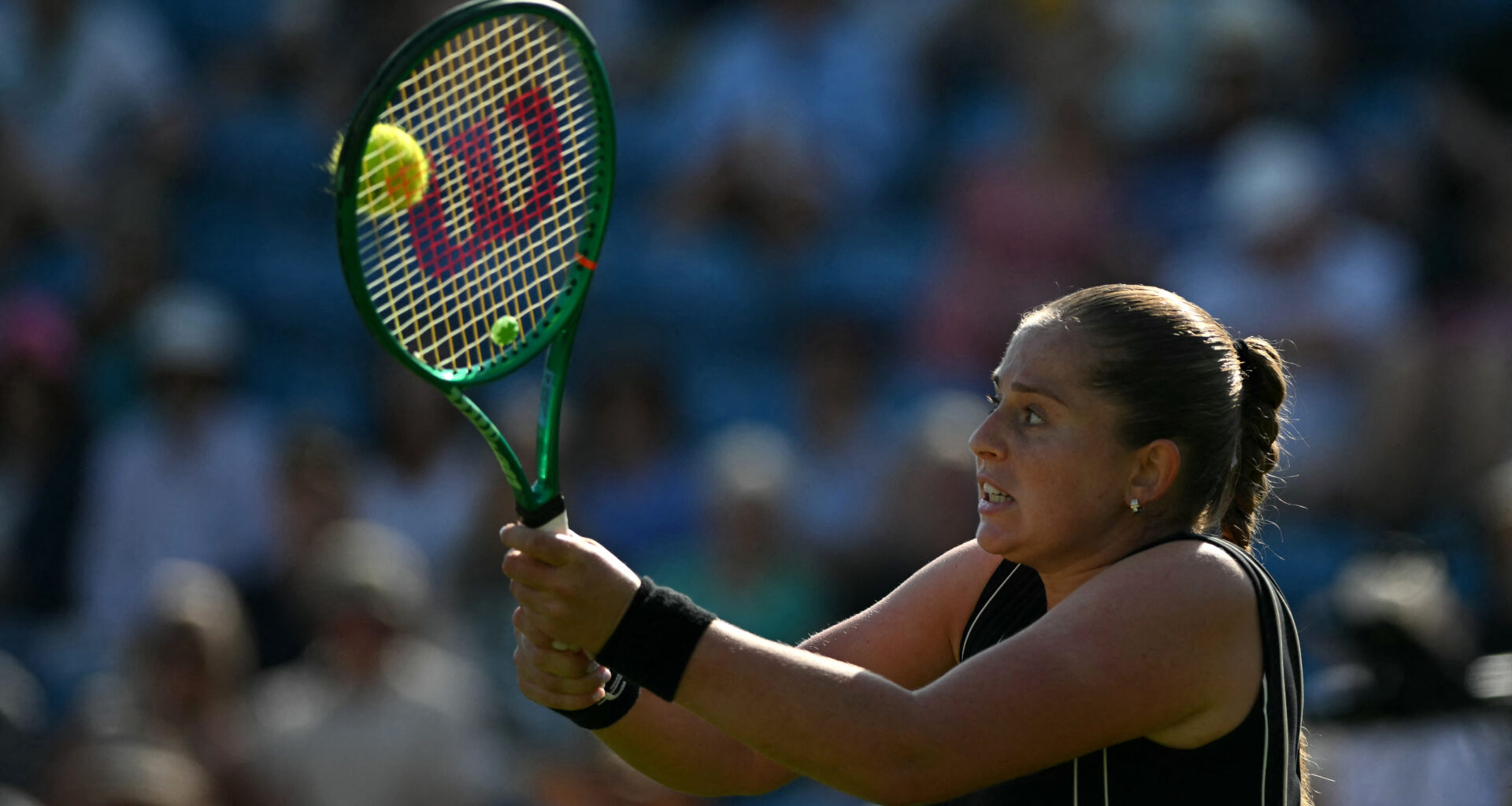 Ostapenko races past Francesca Jones in 64-minute Eastbourne opener