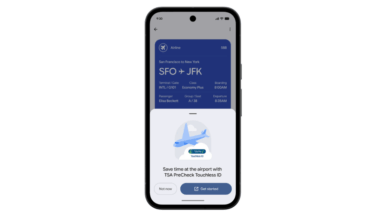 Google Wallet now supports TSA PreCheck Touchless ID.