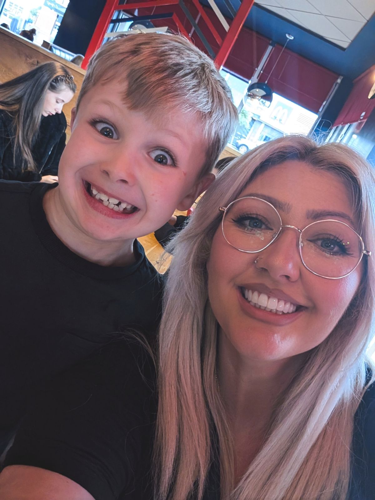 Cillian and Lara - he is now a happy eight-year-old