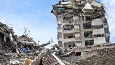 Aerial footage shows scale of destruction after deadly earthquakes in Venezuela – video