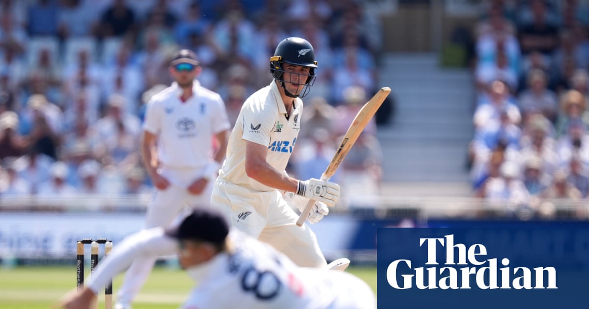 Nightwatchman O’Rourke plucks form with bat from thin air to frustrate England | New Zealand cricket team